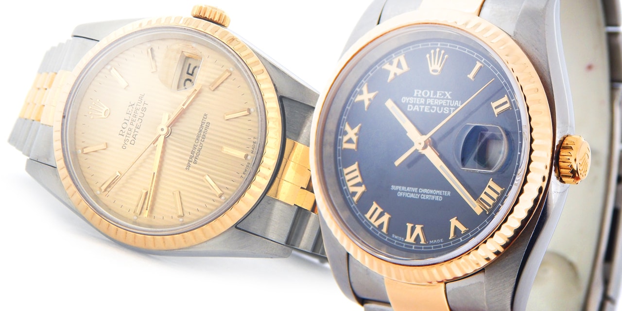 Post image for Two Tone Rolex Datejust Compare: 16203, 16233, 16263, 116203, 116233 & 116263