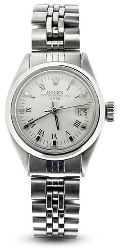 rolex women's stainless steel watch