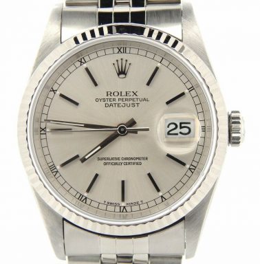 Rolex Stainless Steel Datejust 16234 Silver -1