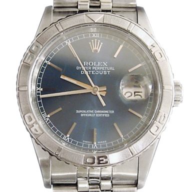 Mens Rolex Stainless Steel Datejust Turn-O-Graph Blue  16264 (SKU P140081MT)