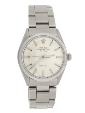 BeckerTime - Mens Rolex 5500 Rolex Stainless Steel Air-King 5500 Silver-10