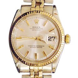Mens Rolex Two-Tone 14K/SS Datejust Silver  1601 (SKU 1791565MT)