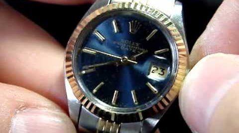 How to Wind and Set a Ladies Rolex Datejust Non-Quickset