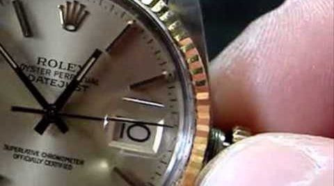 How to Wind and Set a Men's Rolex Datejust Quickset Watch