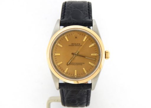Rolex Two-Tone Oyster Perpetual 14203 Gold -9