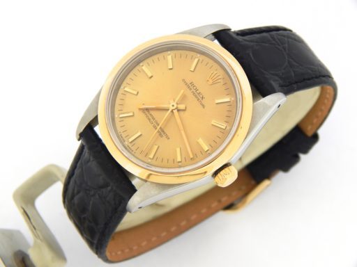 Rolex Two-Tone Oyster Perpetual 14203 Gold -8