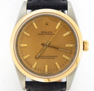 Rolex Two-Tone Oyster Perpetual 14203 Gold -1