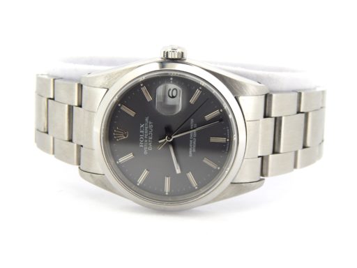 Rolex Stainless Steel Datejust 16200 Gray, Slate -6
