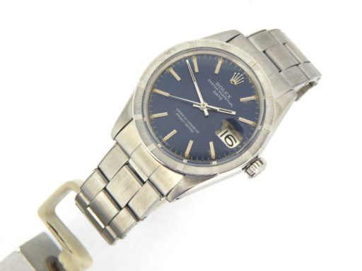 Rolex Stainless Steel Date 1501 Blue -6