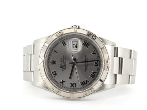Rolex Stainless Steel Datejust 16264 Silver Turn-O-Graph-5