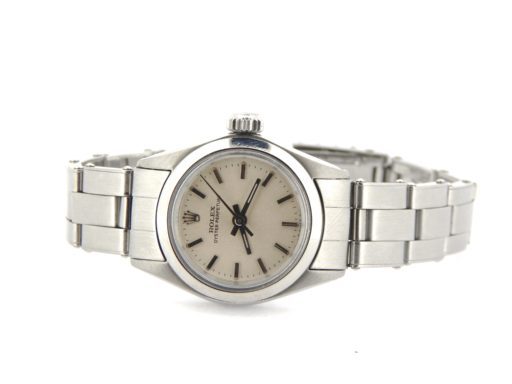 Rolex Stainless Steel Oyster Perpetual 6618 Silver -7