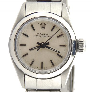 Rolex Stainless Steel Oyster Perpetual 6618 Silver -1