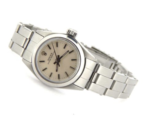Rolex Stainless Steel Oyster Perpetual 6618 Silver -8