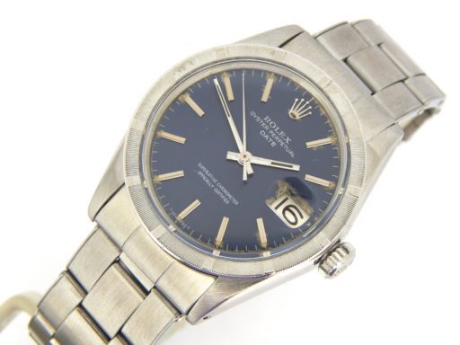 Rolex Stainless Steel Date 1501 Blue -7