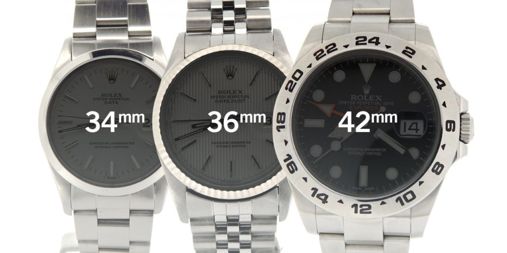 Men’s Watch Sizes: A Timeline