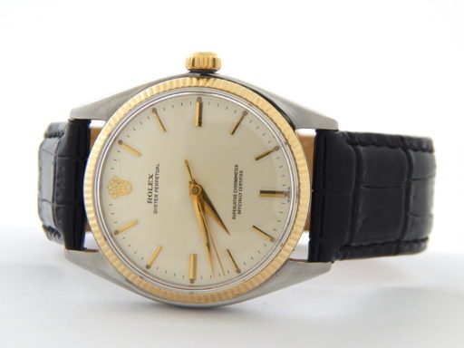 Rolex Two-Tone Oyster Perpetual 1005 Cream -6