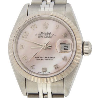Rolex Stainless Steel Datejust 79174 Pink, White MOP Arabic-1