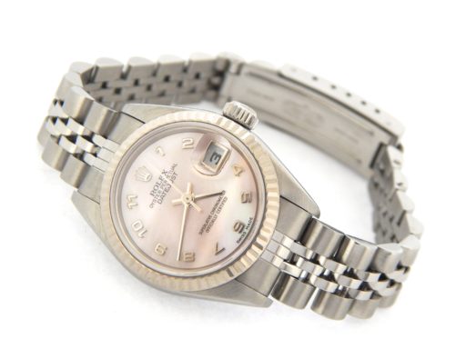 Rolex Stainless Steel Datejust 79174 Pink, White MOP Arabic-8