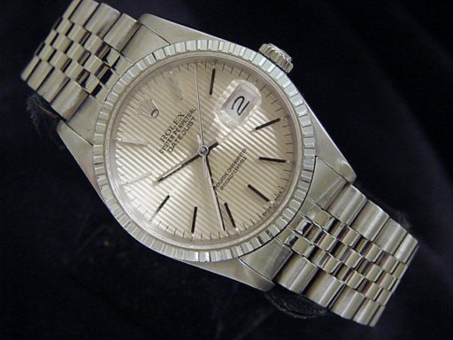 Rolex Stainless Steel Datejust 16220 Silver -6