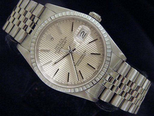 Rolex Stainless Steel Datejust 16220 Silver -7
