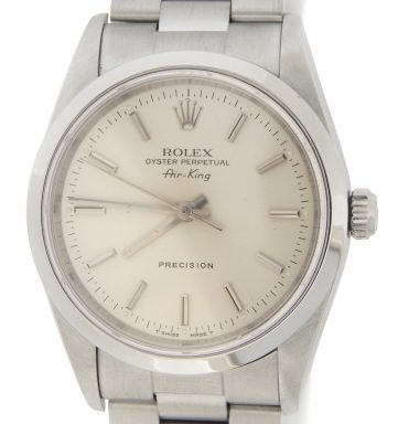 Rolex Stainless Steel Air-King 14000 Silver -1