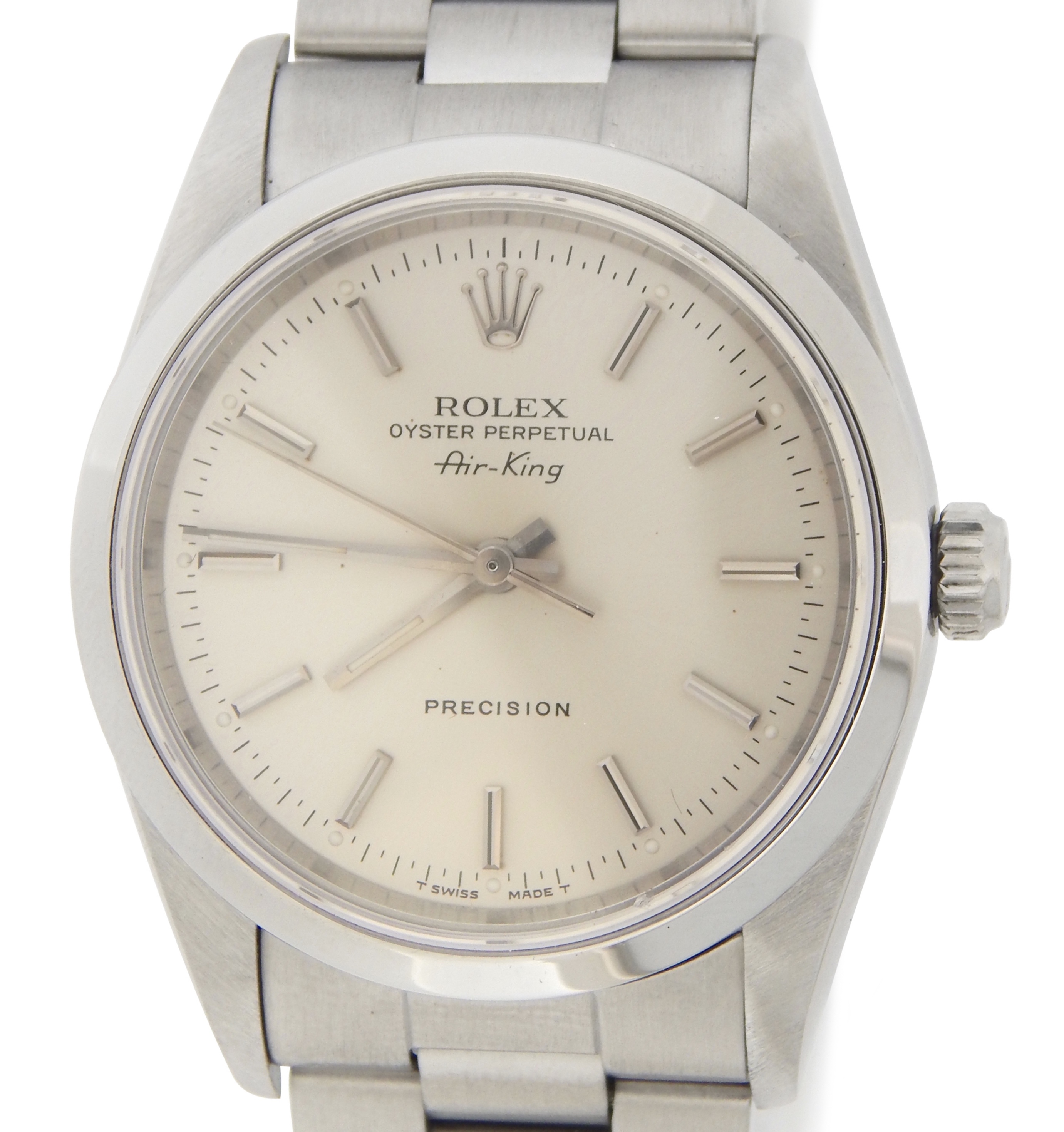 Mens Rolex Stainless Steel Air-King 34mm Watch Ref. 14000 (SKU