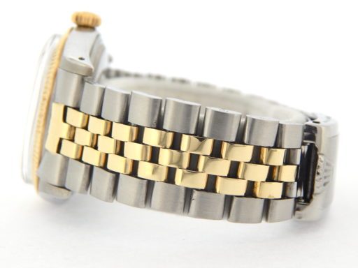 Rolex Two-Tone Datejust 6605 Cream, Silver -10
