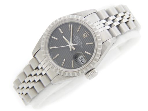 Rolex Stainless Steel Date 69240 Gray, Slate -6