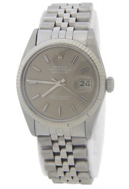 Rolex Stainless Steel Datejust 16014 Slate -7