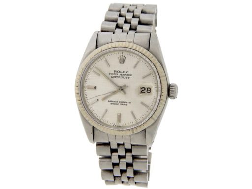 Rolex Stainless Steel Datejust 16014 Silver -6