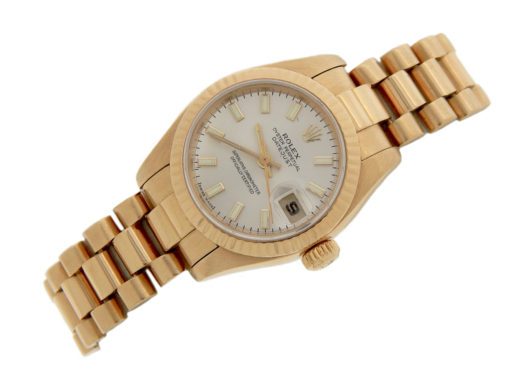 Rolex Yellow Gold Datejust 179178 Silver -6
