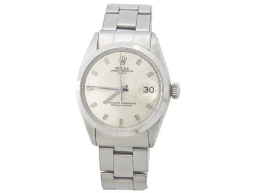 Rolex Stainless Steel Date 1500 Silver -9