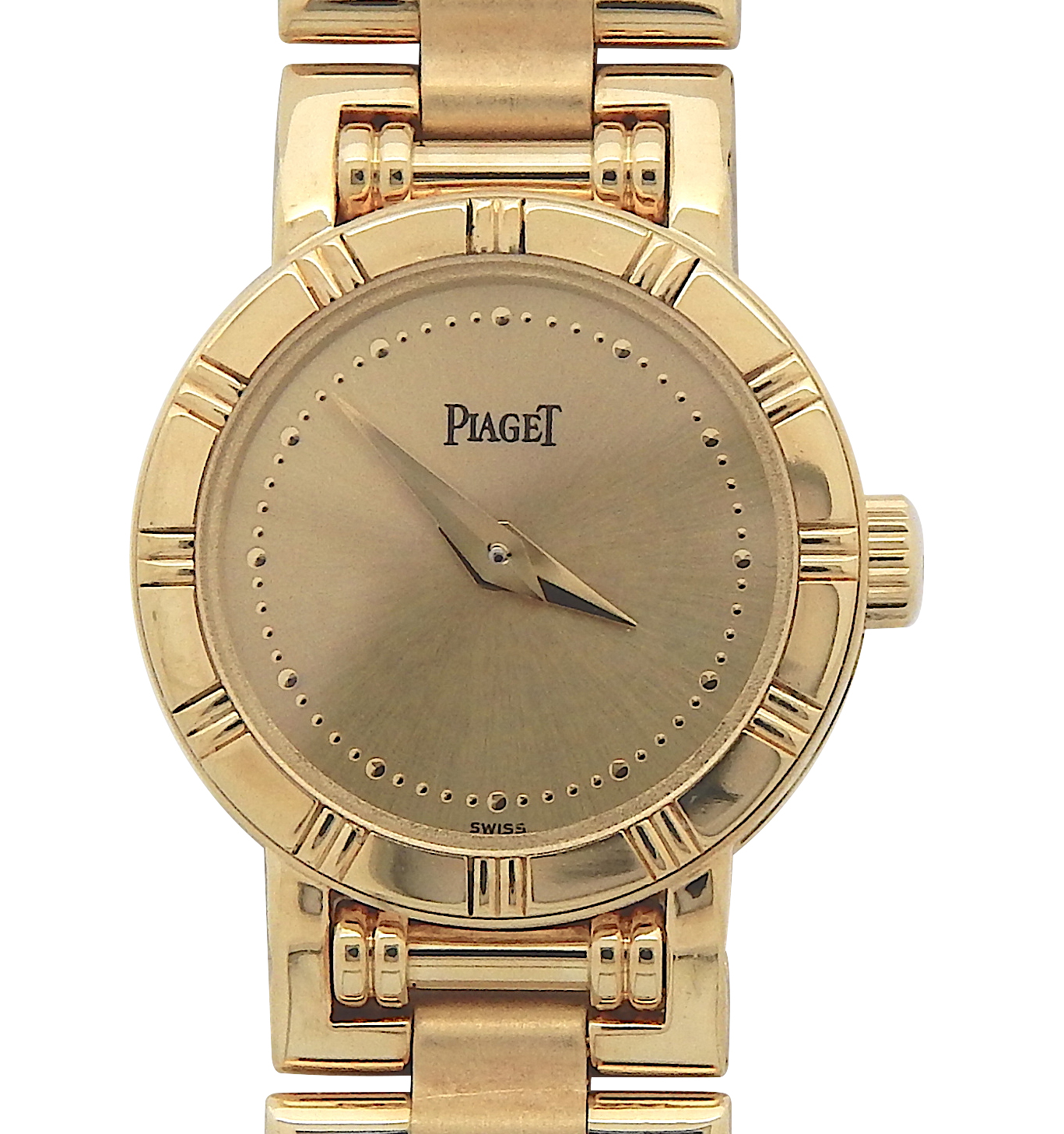 Ladies 18k Yellow Gold Piaget Dancer Model Ref. 5963K81 with Gold Dial SKU PIAGETGAMT