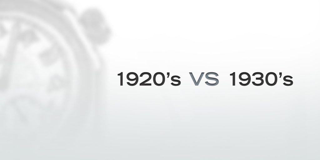 Rolex of the 1920s versus the Rolex of the 1930s
