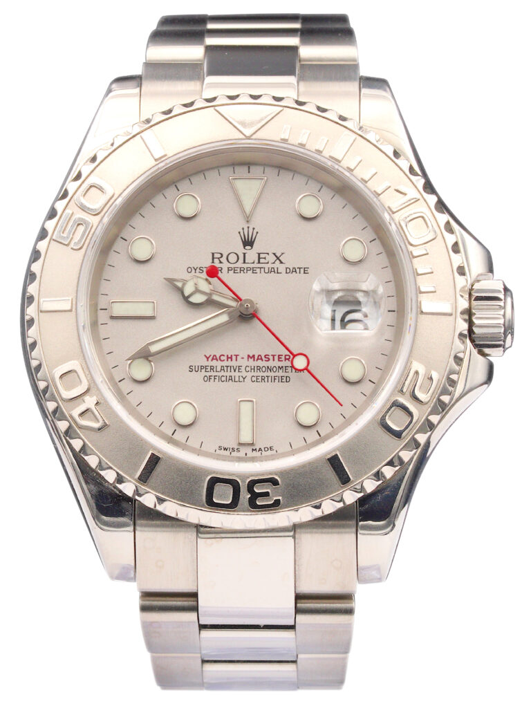 Mens Rolex Stainless Steel & Platinum Yacht-Master Ref. 16622 Watch