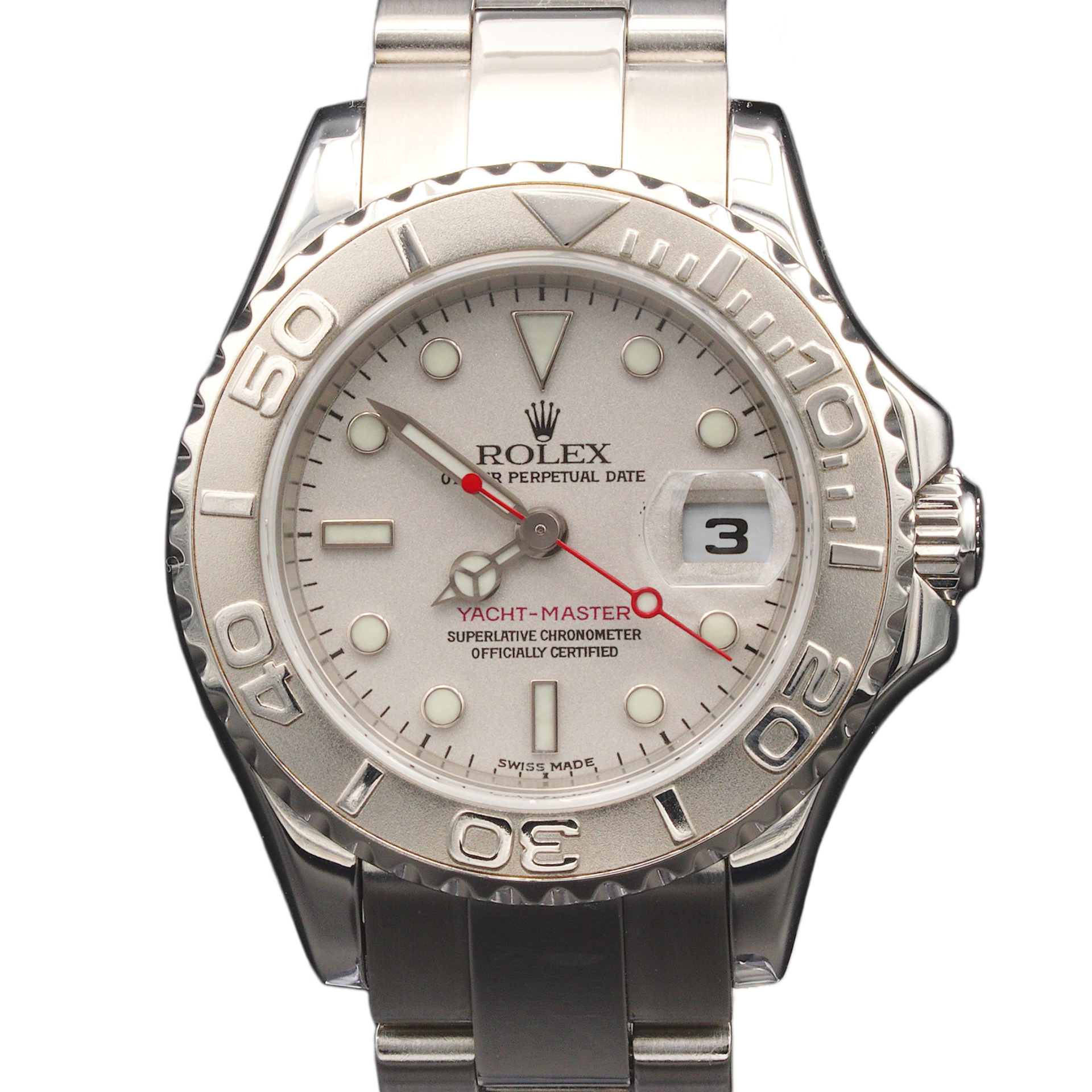 COLONISTA × NAC CONPE10 Ladies Rolex Stainless Steel & Platinum Yacht-Master 169622 (SKU