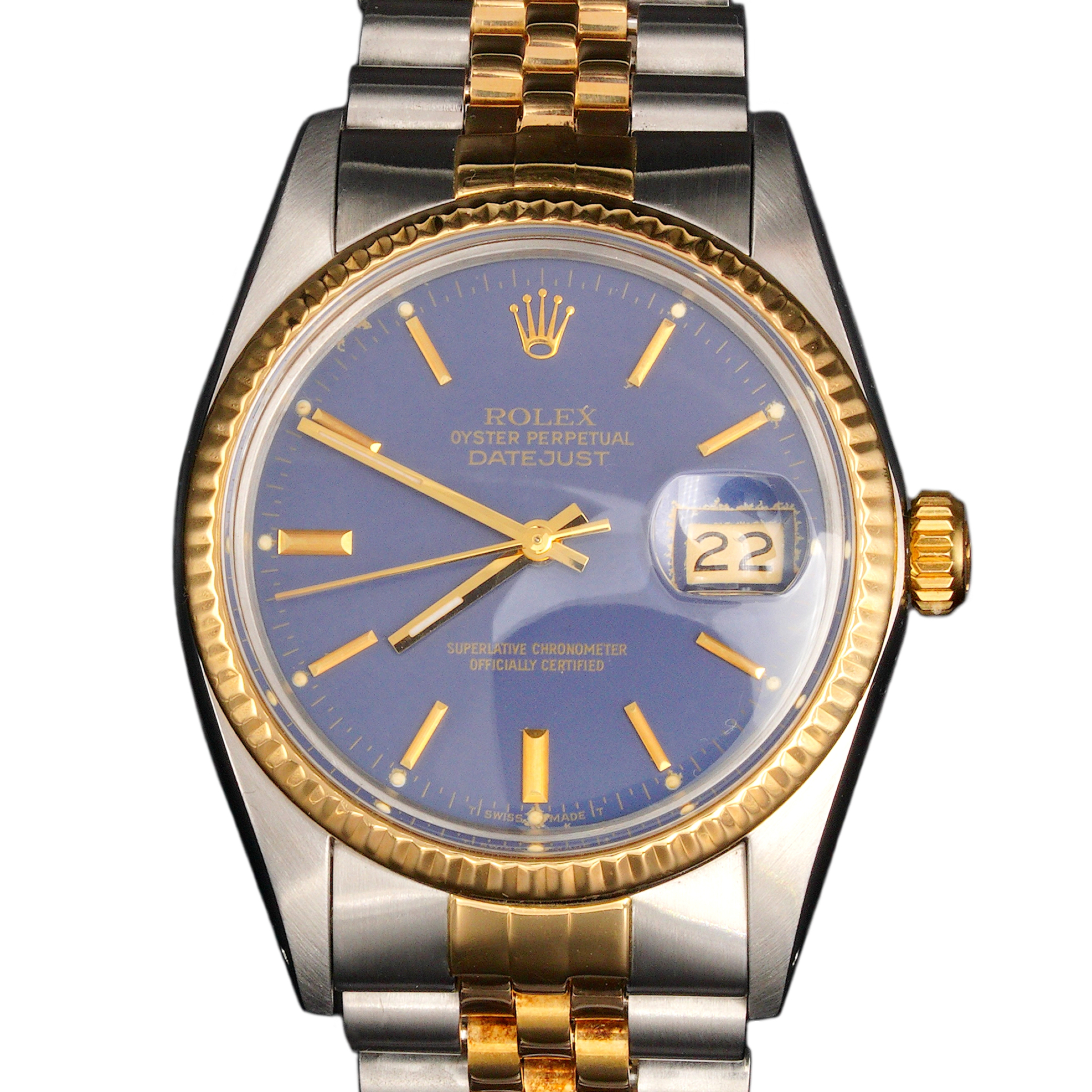 Mens Rolex Two-Tone Datejust Watch 16013 (SKU 8855759AMT) -