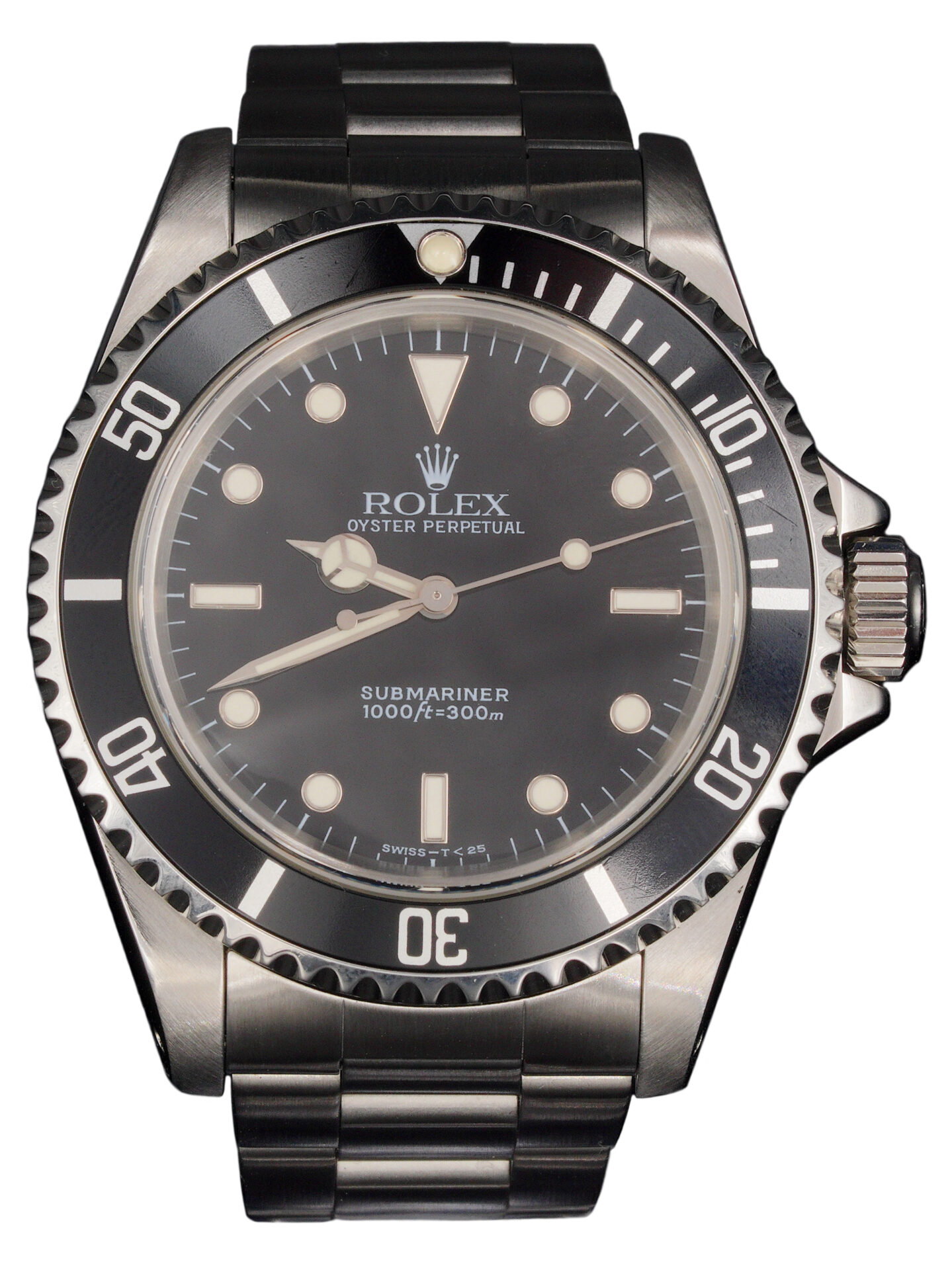 A monochrome blacks and whites option, the Rolex Submariner Ref. 14060