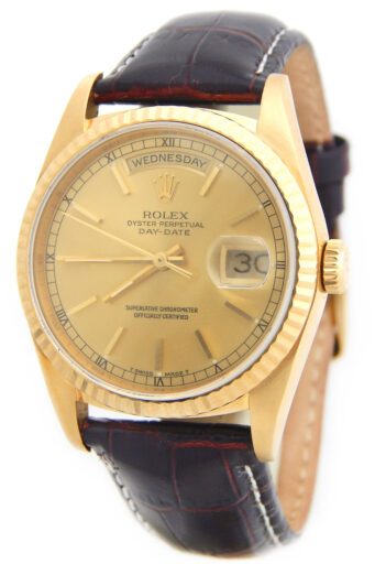 Mens Rolex 18K Gold Day-Date 18238