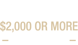 $350 OFF $2,000 or more