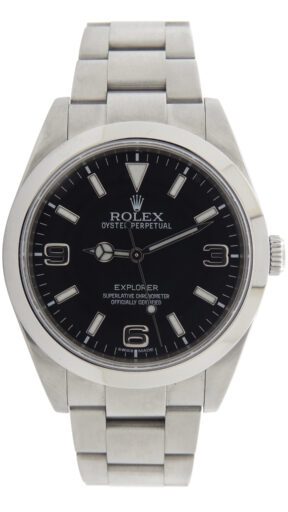 Mens Rolex Stainless Steel Explorer I Watch 214270