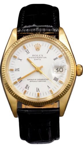 Mens Vintage Rolex 14K Yellow Gold Date 1503