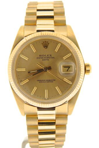 Mens Rolex 14K Yellow Gold Date 1503