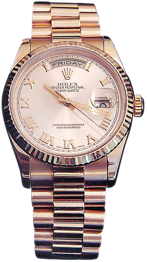 Mens Rolex 18K Gold Day-Date President 118235