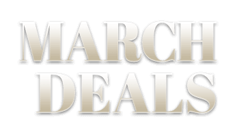 March Deals, Save up to $300 OFF!