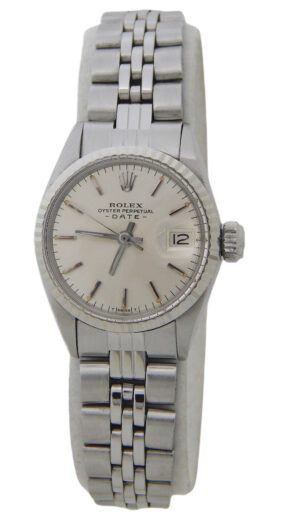 Ladies Rolex Stainless Steel Date 6517