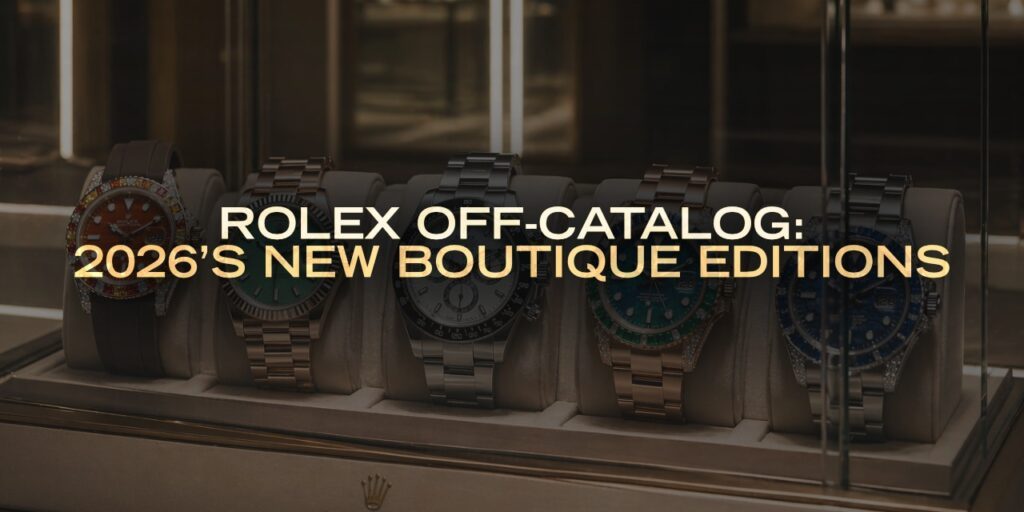 Rolex Off-Catalog: 2026’s New Boutique Editions