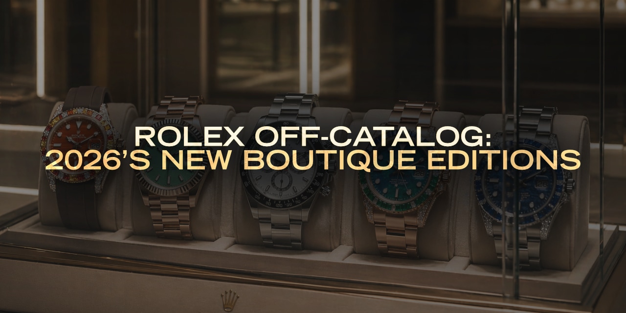 Post image for Rolex Off-Catalog: 2026’s New Boutique Editions