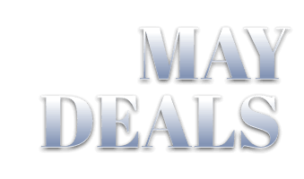 May Deals, Save up to $300 OFF!