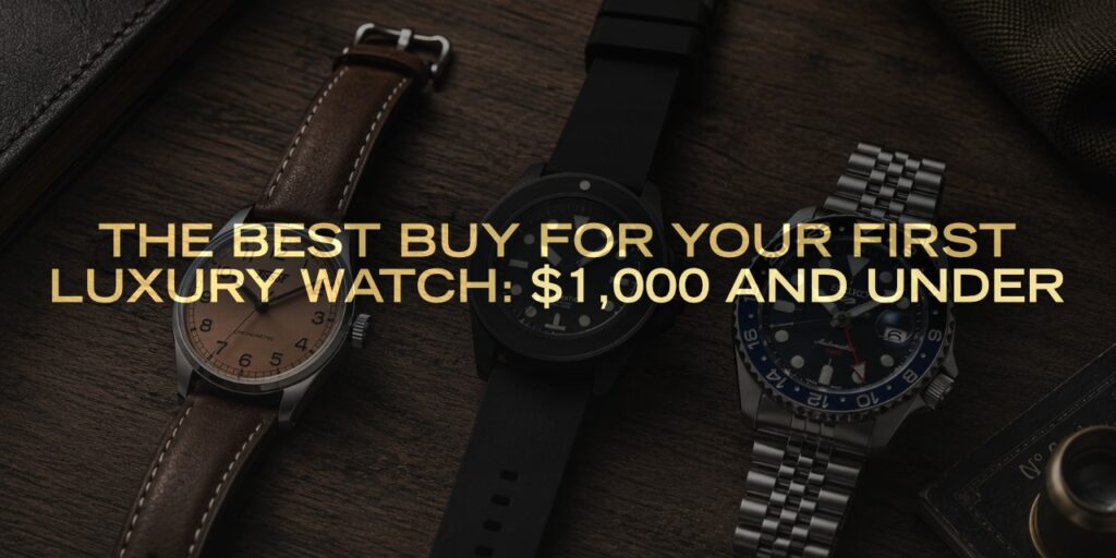 The Best Buy for Your First Luxury Watch: $1,000 and Under